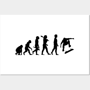 Evolution of the Skateboarder Posters and Art